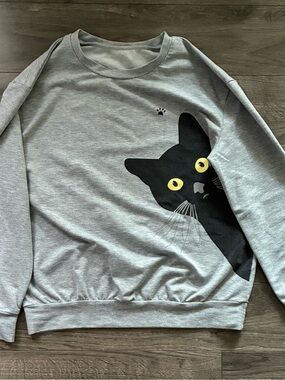 SHEIN cat sweater